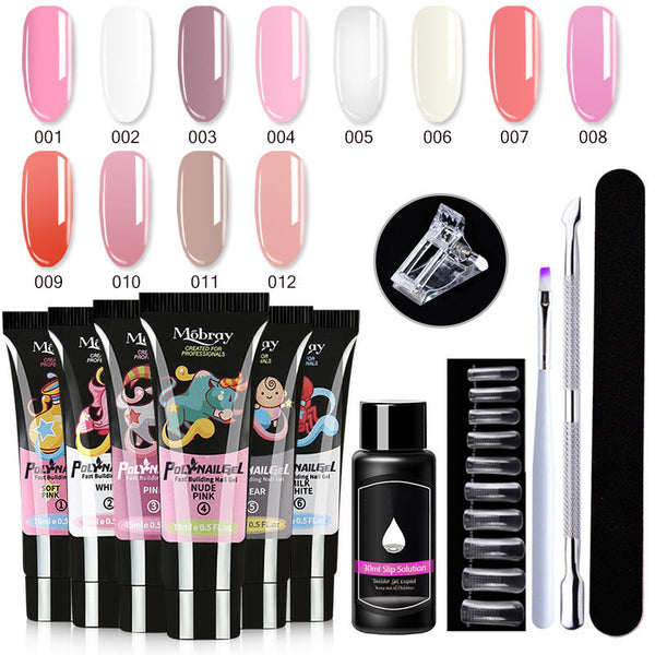 7-Piece Nail Art Crystal Extender Set Hanzuva