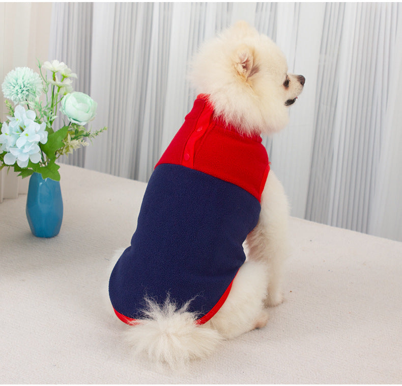 Stand Collar Placket Contrast Color Series European And American Fluffy Jacket