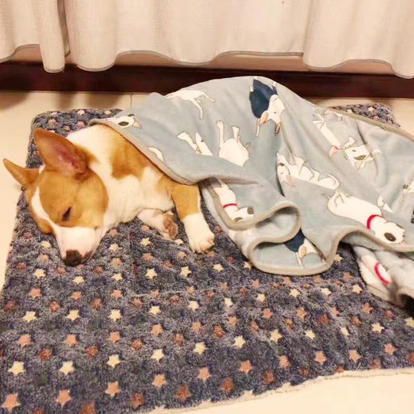 Dog Kennel Mat Fall Winter Pet Thicken Blanket Quilt Cat Cotton Four Seasons Universal Hanzuva