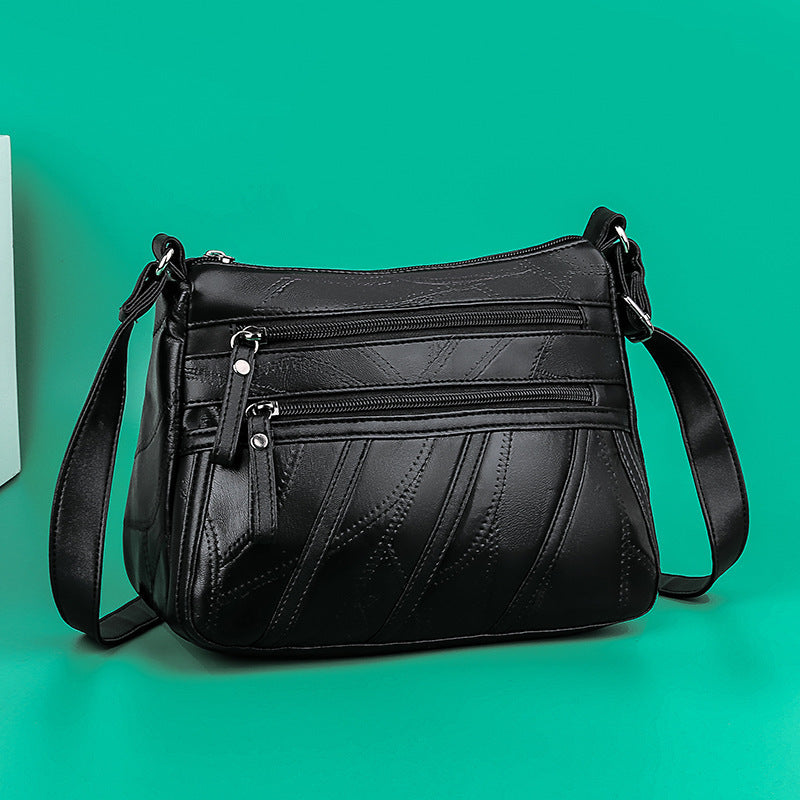 Women's New Soft Leather One Shoulder Messenger Bag