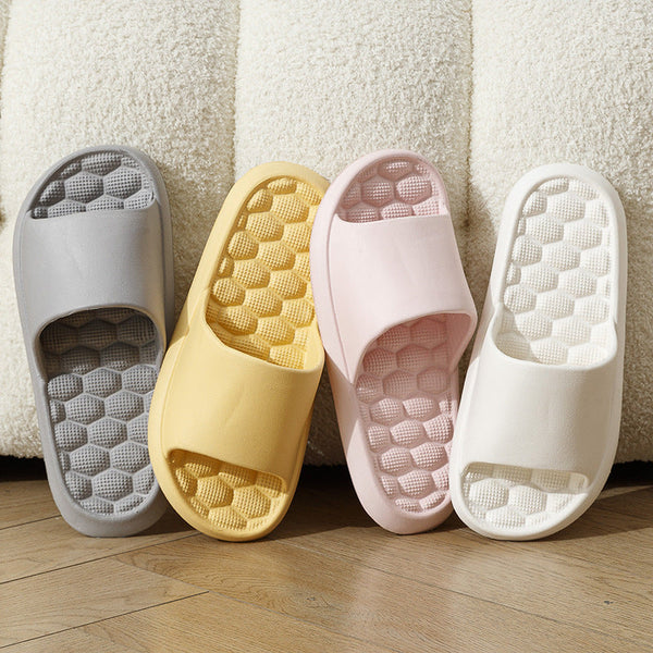 Summer Slippers Foot Massage Design Shoes Women Bathroom Slippers Hanzuva