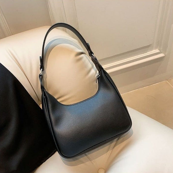 French Handheld All-match White Bag Hanzuva