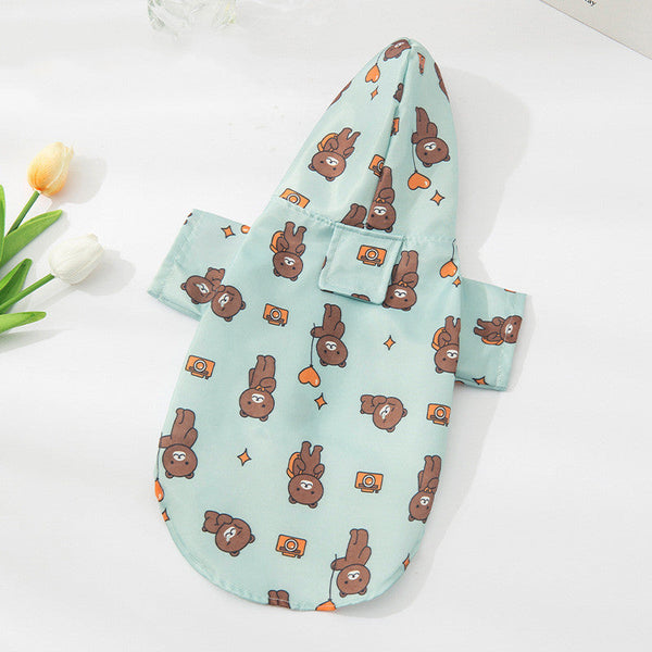 Fashion Pet Raincoat Dog Clothing Hanzuva
