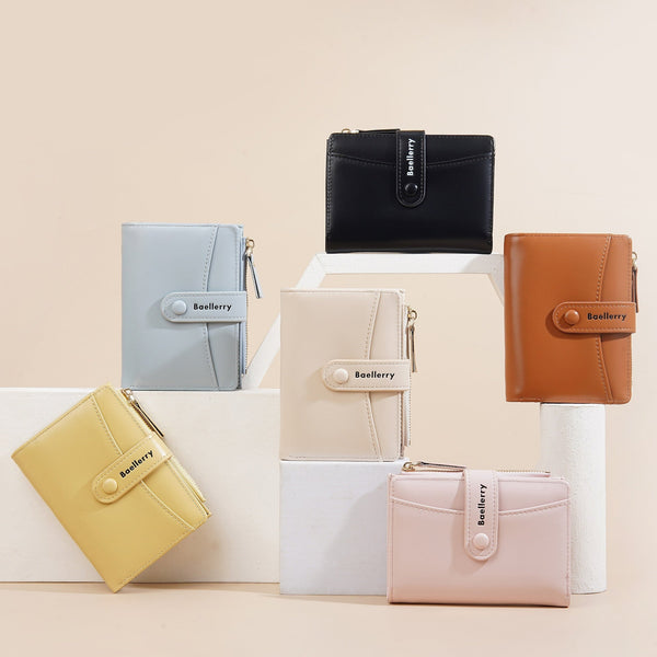 Women's Wallet Fashion Pu Short Wallet Hanzuva