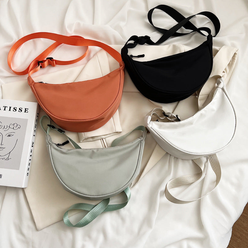 Women's Fashion Simple Nylon Shoulder Crossbody Bag