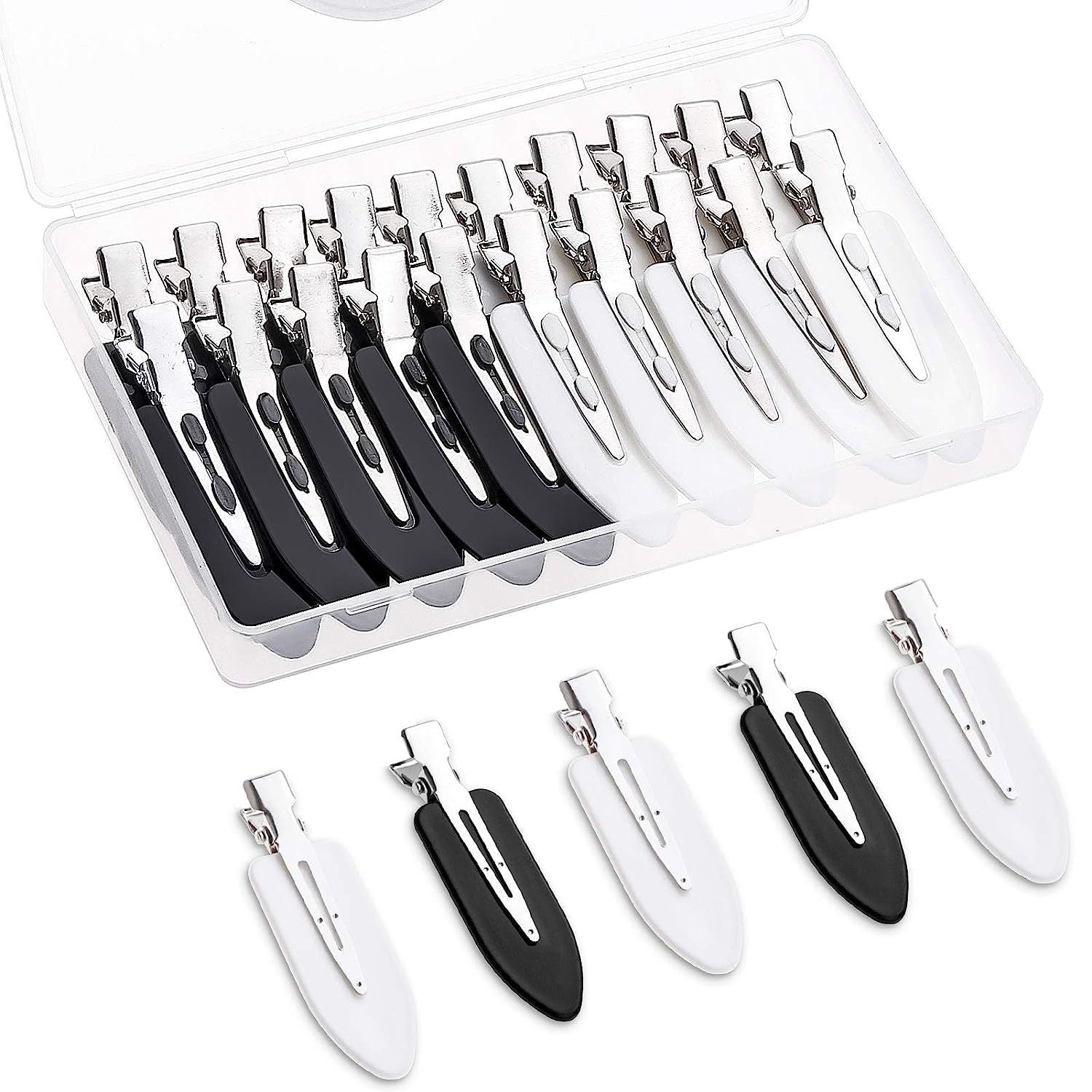 Traceless Barrettes Hair Makeup Hairpin Bang Side Clip Children Internet Celebrity Minimalist Small Leaf Duckbill Clip