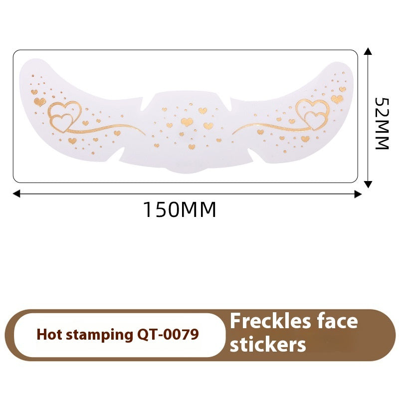 Freckle Tattoo Sticker Hot Gold And Silver