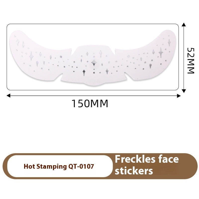 Freckle Tattoo Sticker Hot Gold And Silver