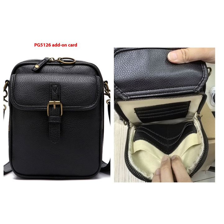 Unisex Vintage Large Capacity Messenger Bag Storage Bag  With 10 Card Inserts Casual Backpack Women's Bag Retro Backpack Large Capacity Travel Hanzuva
