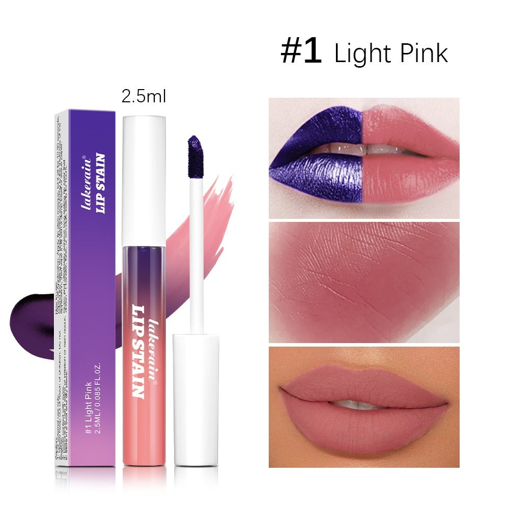 Tear And Pull Matte Finish Durable Water Lip Gloss