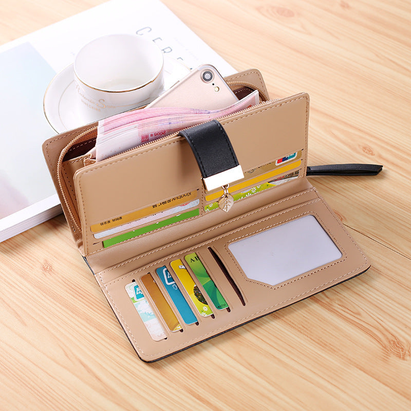 Women's wallet hollow leaf card package Hanzuva