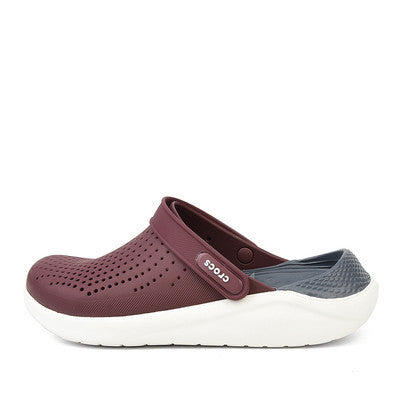 Men's and women's hole shoes, large size beach shoes