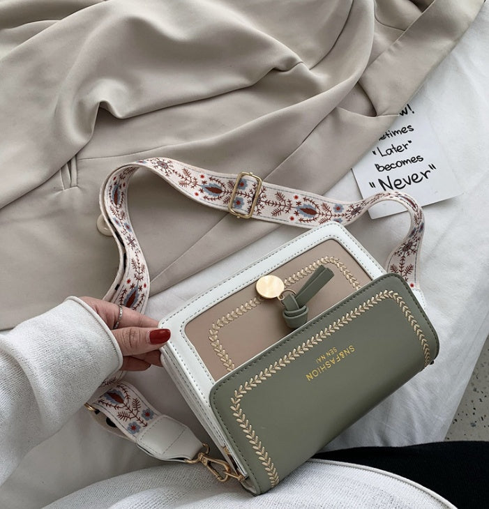 The New Fashion Hit Color Crossbody Small Square Bag Hanzuva
