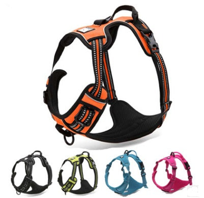 Truelove Pet Adjustable Safety Reflective Nylon Harness for Big Medium Large Dogs Hanzuva