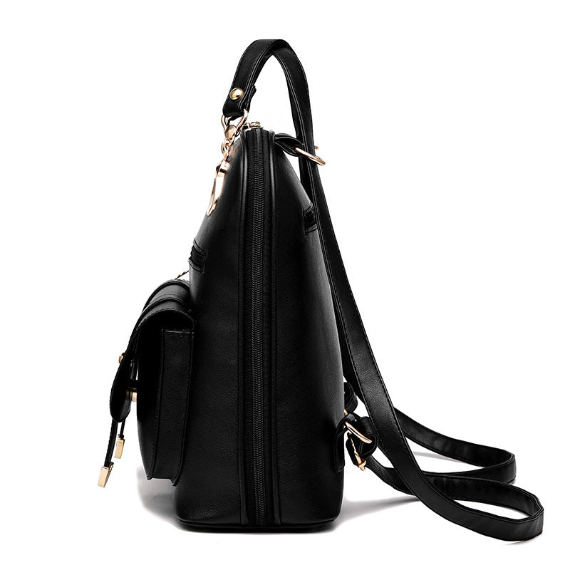 Female bag fashion PU leather dual-use backpack Hanzuva