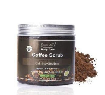 Coconut Oil Coffee Scrub Exfoliating Deep Cleansing Granules Hanzuva