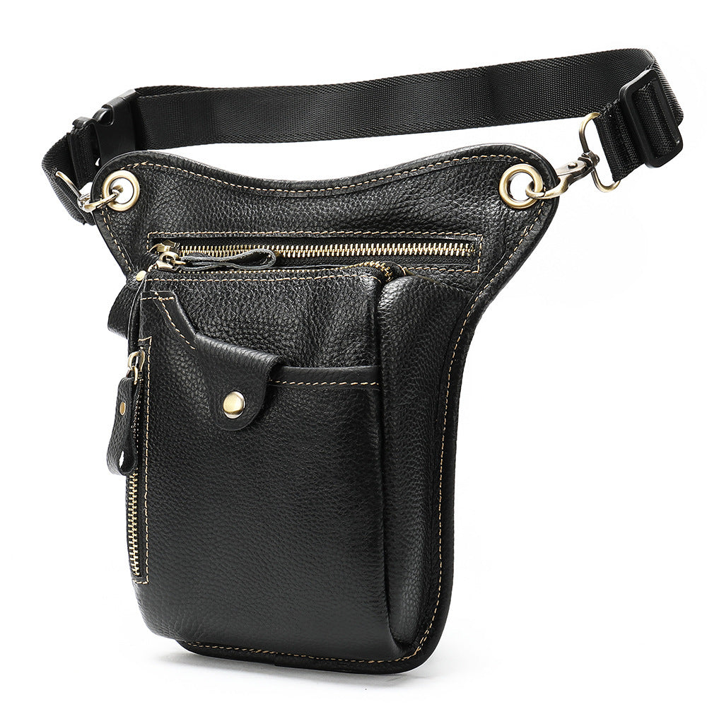 The new crazy horse leather satchel BAG BAG retro vintage leather leather purse bag man