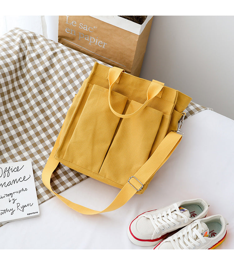 Canvas bag messenger big bag