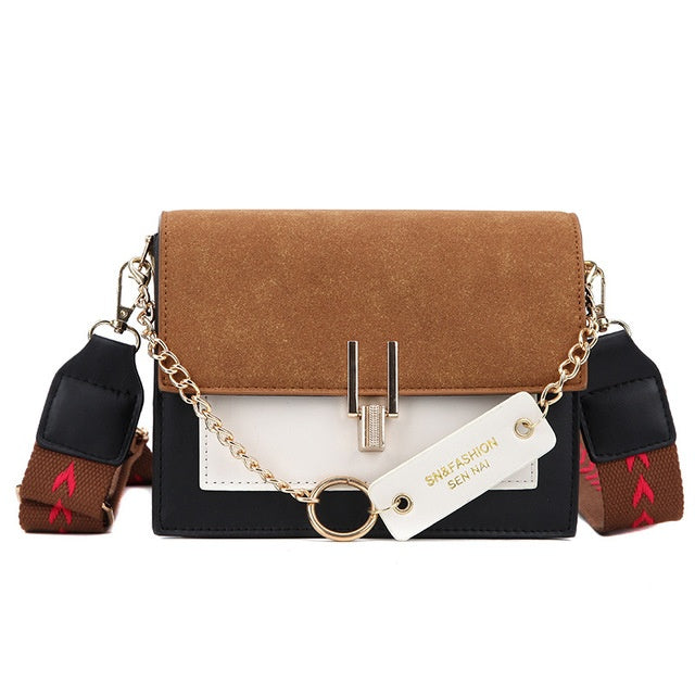 Korean fashion matte shoulder bag small square bag Hanzuva