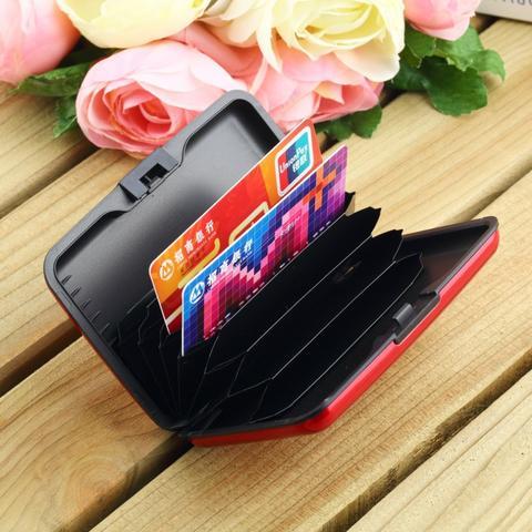 Magnetic Pocket Waterproof Business ID Credit Card Wallet Holder Case Hanzuva