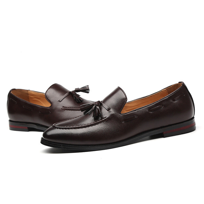 British breathable men's casual leather shoes