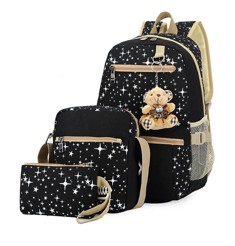 Three-piece backpack Hanzuva