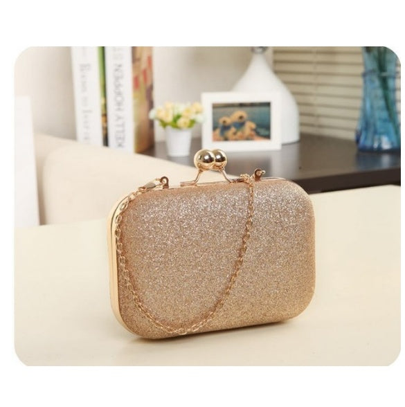 Women Handbag Evening Bags For Party New Women Chain Shoulder Bag Ladies Fashion Gold Clutch Box Bag Women Messenger Hanzuva