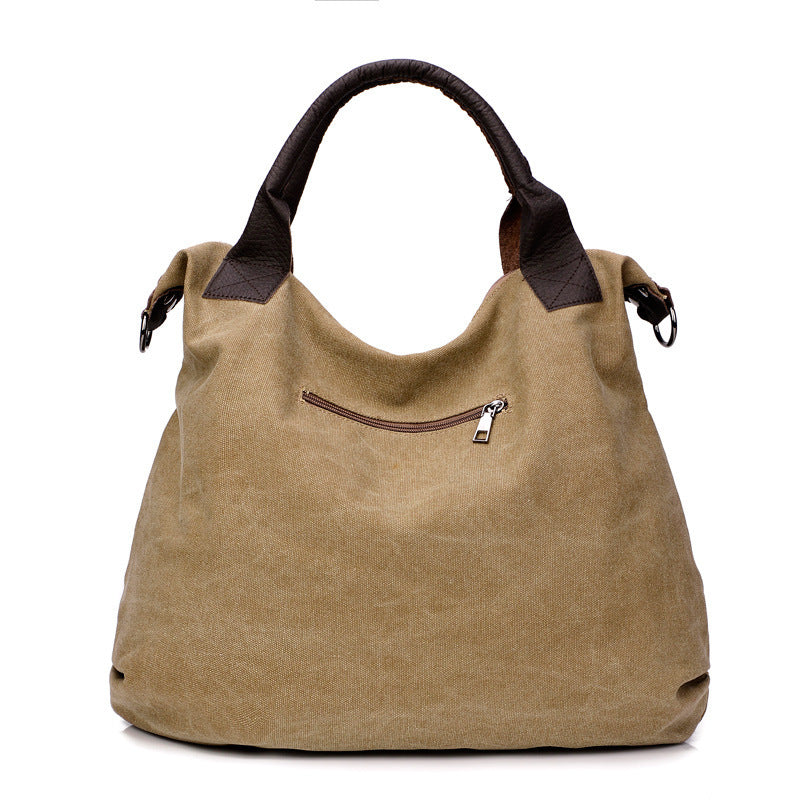 Handbags Women Minimalist Retro Shoulder Crossbody Vintage Canvas Bag Hanzuva
