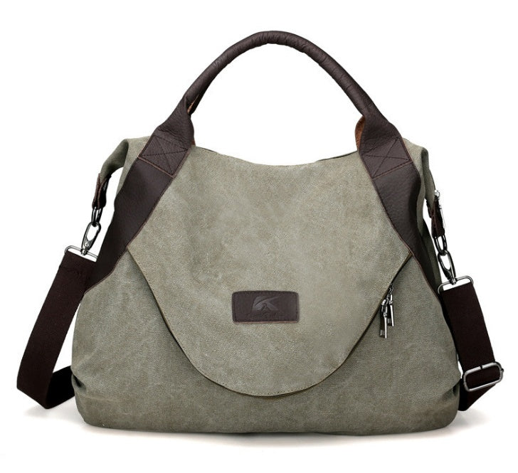 Handbags Women Minimalist Retro Shoulder Crossbody Vintage Canvas Bag Hanzuva