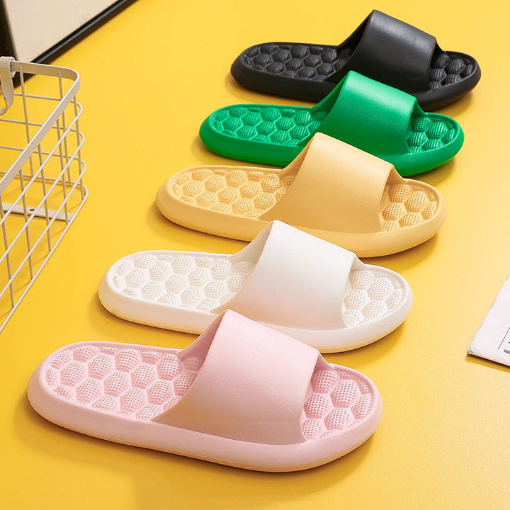 Summer Slippers Foot Massage Design Shoes Women Bathroom Slippers Hanzuva
