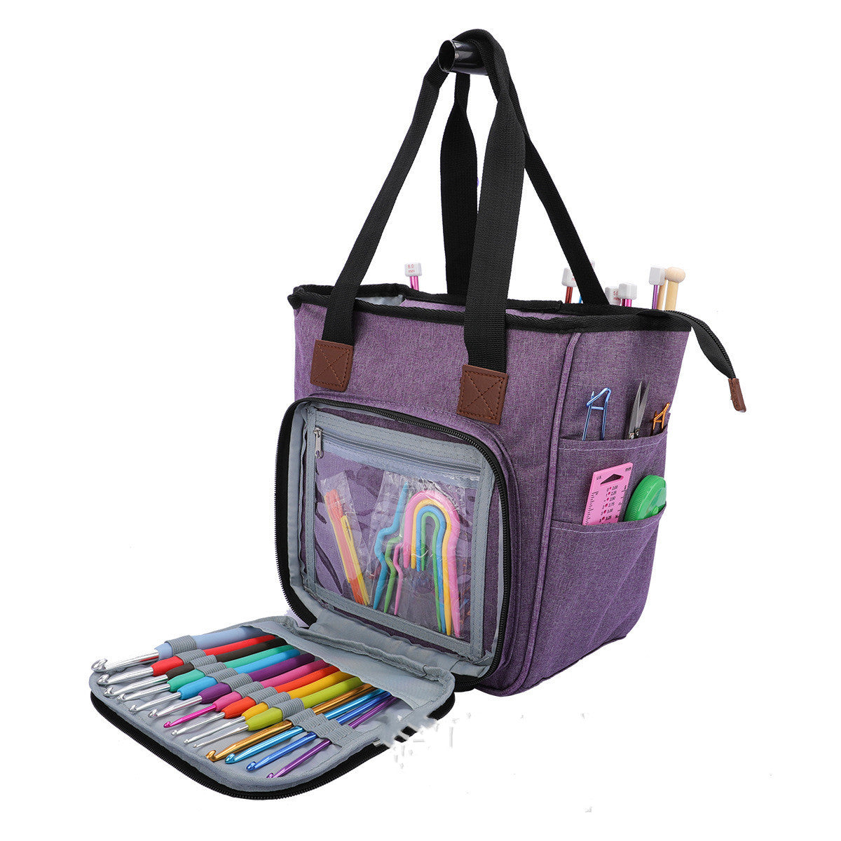 Woven supplies storage bag Hanzuva