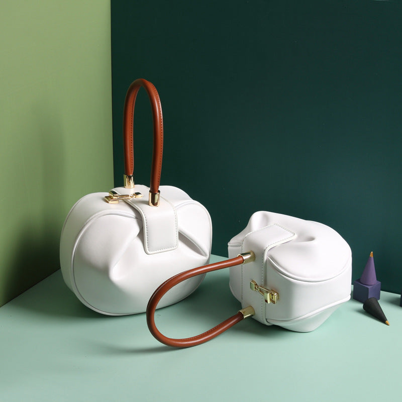 Leather handbags fashion dumplings handbag Hanzuva