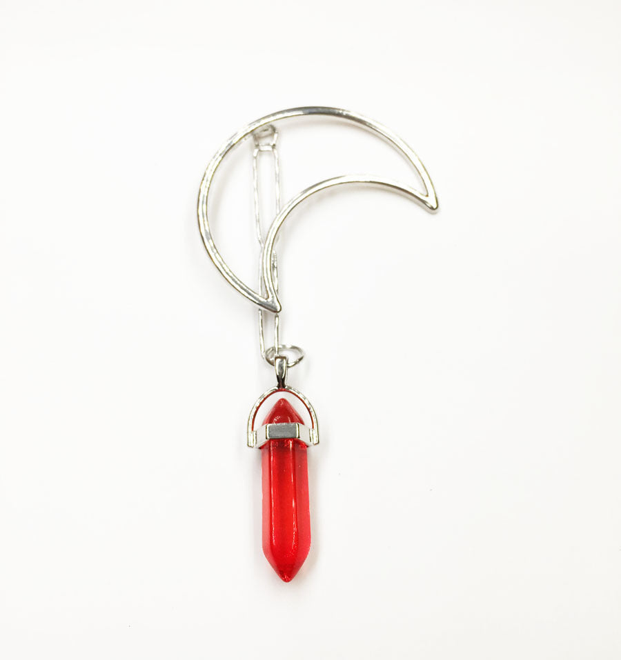 Moon hexagonal hairpin