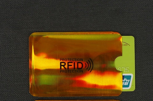 NFC card sets anti-magnetic anti-theft brush bank card sets security shielding signal anti-theft RFID flash payment tin foil card sets Hanzuva