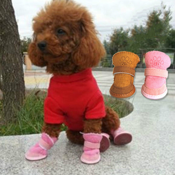 Dog snow boots teddy Hanzuva