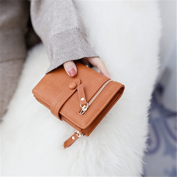 Zipper buckle 2 fold clutch Hanzuva