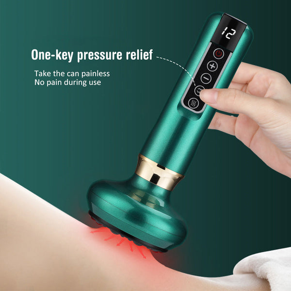 Electric Vacuum Cupping Massager For Body Anti-Cellulite Suction Cup Gua Sha Massage Body Cups Guasha Fat Burning Slimming Jars Hanzuva