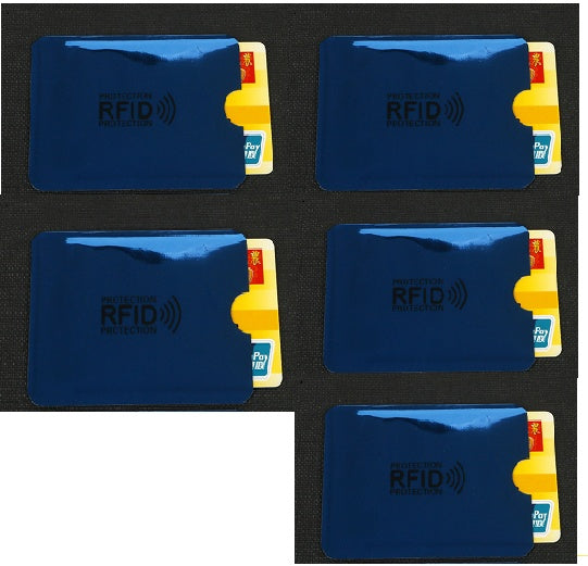 NFC card sets anti-magnetic anti-theft brush bank card sets security shielding signal anti-theft RFID flash payment tin foil card sets Hanzuva