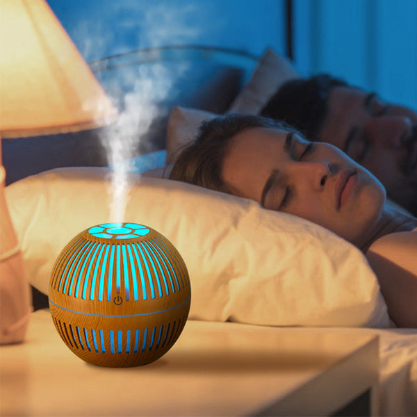 Hollow wood grain aromatherapy humidifier Hanzuva