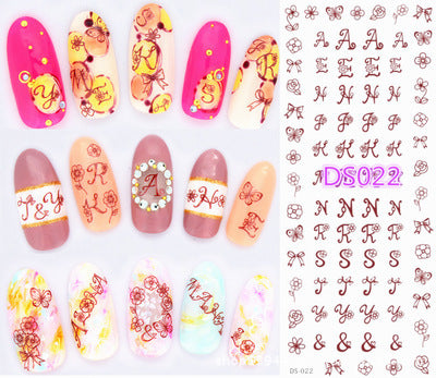 Watermark Sticker Decal Nail Sticker Hanzuva