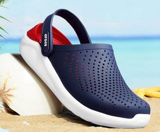 Men's and women's hole shoes, large size beach shoes