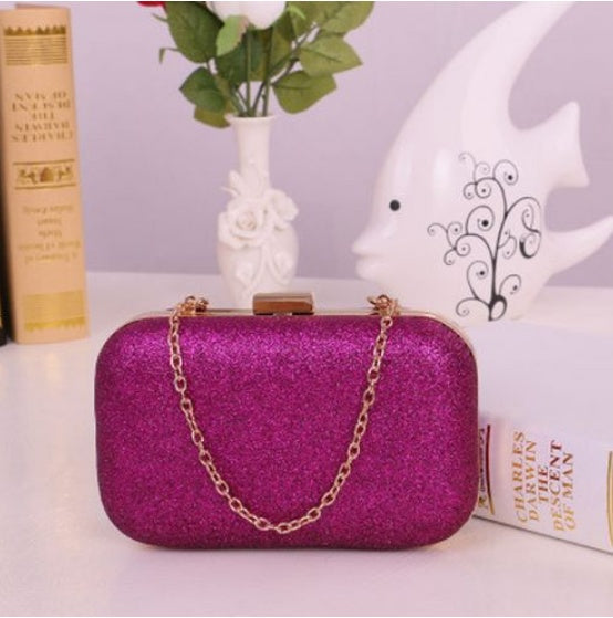 Women Handbag Evening Bags For Party New Women Chain Shoulder Bag Ladies Fashion Gold Clutch Box Bag Women Messenger Hanzuva