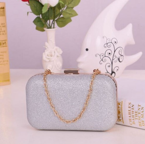 Women Handbag Evening Bags For Party New Women Chain Shoulder Bag Ladies Fashion Gold Clutch Box Bag Women Messenger Hanzuva