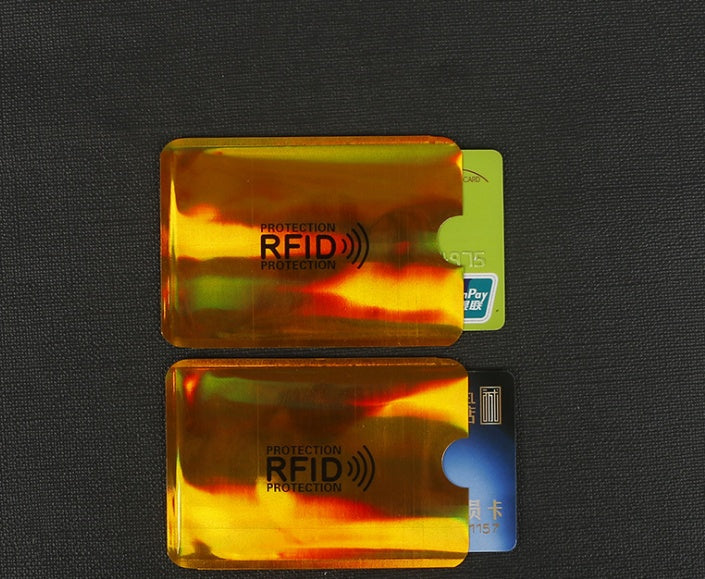 NFC card sets anti-magnetic anti-theft brush bank card sets security shielding signal anti-theft RFID flash payment tin foil card sets Hanzuva