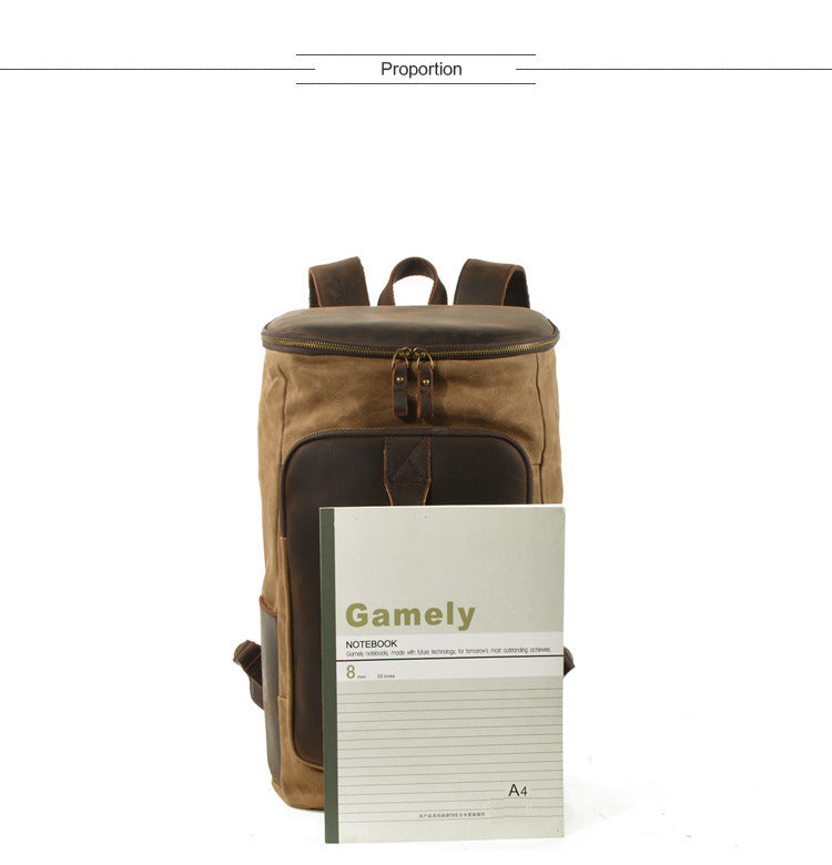 Men's canvas shoulder bag