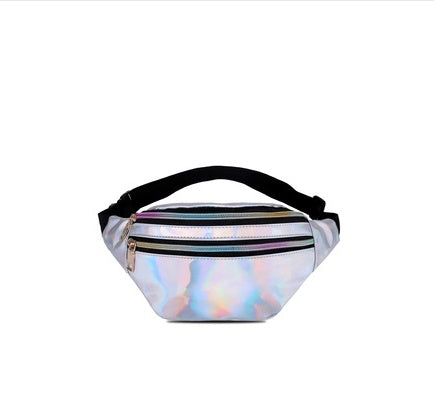 Women's new laser pockets chest bag multi-function color single shoulder slung laser sports pockets Hanzuva