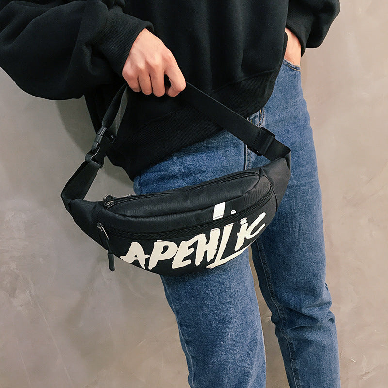 Fashion sports outdoor chest bag waist bag women Hanzuva