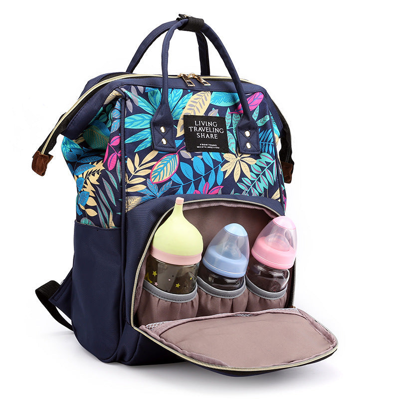 Printed mommy backpack Hanzuva