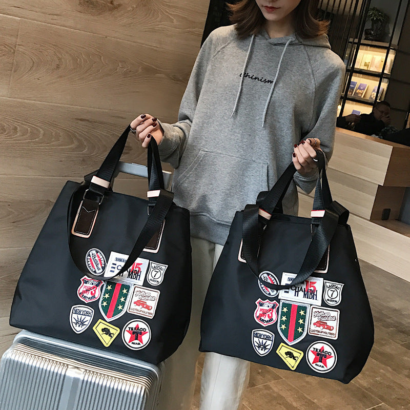 Large capacity single shoulder travel bag Hanzuva
