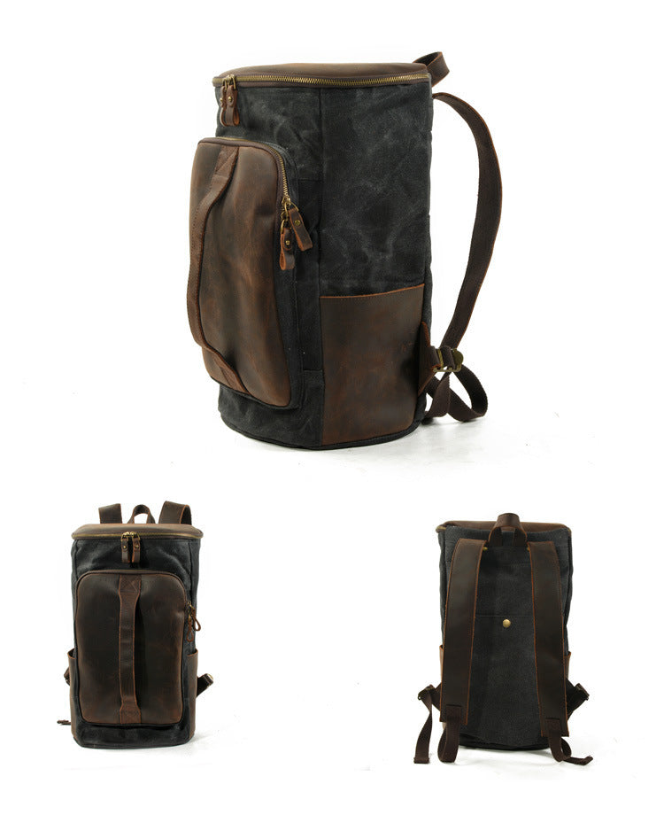 Men's canvas shoulder bag